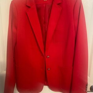 Tommy Hilfiger Vibrant Red Blazer